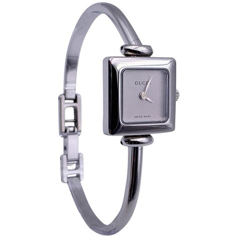 stainless steel g bangle watch gucci|Gucci bangle watch vintage.